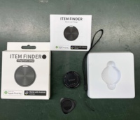 Traqueur d'Articles Bi-système Universel Mini, Localisateur d'Objets Connecté à Distance, Puce de Géolocalisation pour Apple et Google