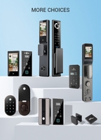 Serrure intelligente Seeyesdoor Tuya OEM avec reconnaissance faciale et déverrouillage par empreinte digitale, stockage sur carte mémoire, compatibilité avec les portes en acier/verre