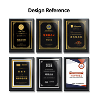 Médailles, plaques et trophées en bois et cristal, personnalisables, pour certificats, autorisations, récompenses et plaques de licence, vente en gros d'usine à prix compétitif