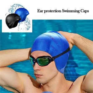 Gorro <span class=keywords><strong>de</strong></span> Natación <span class=keywords><strong>de</strong></span> Silicona con Diseño 3D, Alta Elasticidad, Impermeable, <span class=keywords><strong>Protector</strong></span> <span class=keywords><strong>de</strong></span> Orejas <span class=keywords><strong>para</strong></span> Cabello Largo, Unisex, <span class=keywords><strong>para</strong></span> Adultos, Mujeres, Hombres y Niños - Product Image 2