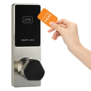 Ygs điện tử khách sạn ổ khóa <span class=keywords><strong>RFID</strong></span> trượt <span class=keywords><strong>Keyless</strong></span> không thấm nước dấu vân tay kỹ thuật số ANSI Key App <span class=keywords><strong>RFID</strong></span> thông minh khóa cửa cho cửa gỗ - Product Image 1