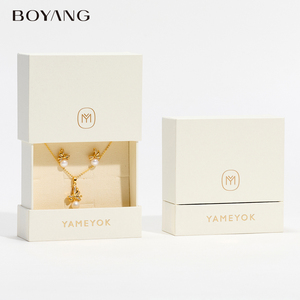 Custom Logo Recyclable Handmade <strong>Gift</strong> <strong>Box</strong> Packing <strong>Jewellery</strong> Necklace Bracelet Rings Drawer Paper Jewelry <strong>Box</strong> - Product Image 2