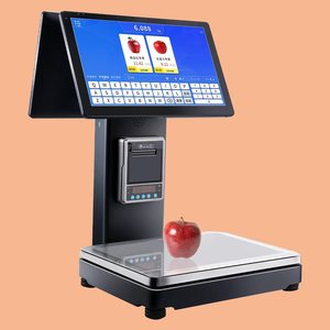 Bilancia Integrata con Stampa di Etichette a Codice a Barre AI / Doppia Stampa per Registratore di Cassa POS, Ideale per Supermercati e Mercati Rionali - Product Image 5