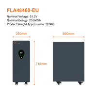 Batterie au lithium fer phosphate Felicitysolar FLA48460-EU pour stockage d'énergie domestique intelligent, 23,5 kWh, pour le marché européen