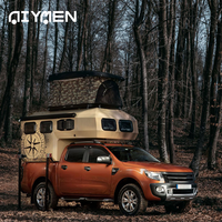 Camion tout-terrain 4x4 avec auvent de camping-car de luxe, tente pliable gonflable pour expédition, pick-up pour les voyages et le camping, en vente