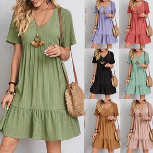 Vestidos de mujer casual verano modesto <span class=keywords><strong>2023</strong></span> verano Mujer vestido para mujer envío gratis - Product Image 2