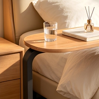 Petite table basse, étagère de chevet, table d'appoint pour canapé, table de chevet moderne minimaliste mobile et simple pour la maison