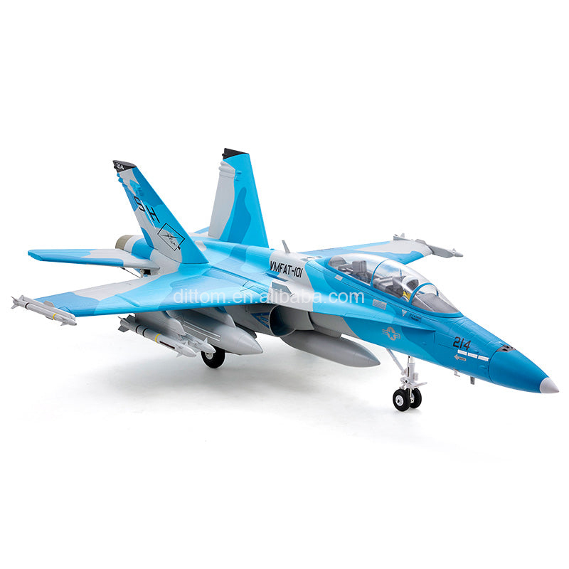 FMS151P EDF F/A-18 Шершень радиоуправляемый самолет 2,4 г 4CH 64 мм планер модель PNP планер боевой пенный самолет