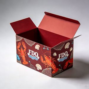 Scatole da Asporto Pieghevoli Personalizzate in Carta Kraft Riciclabile, Ispirate a <span class=keywords><strong>Istanbul</strong></span>, Multicolore, Forma Quadrata, Laminazione Lucida/Opaca, Goffratura, per Sushi - Product Image 3