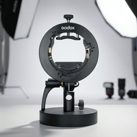 Offre Spéciale : Support pliable pour boîte à lumière souple type S, compatible flash de studio et boîte à lumière Bowens, noir S2 pour Godox