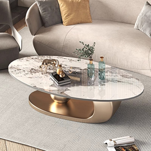 <span class=keywords><strong>Table</strong></span> basse de meubles de maison turcs <span class=keywords><strong>avec</strong></span> <span class=keywords><strong>tabouret</strong></span> latéral Ensemble de <span class=keywords><strong>table</strong></span> basse en acier inoxydable doré de 2 pièces - Product Image 5