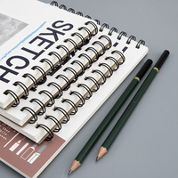 Bloc de Dibujo de 24 Hojas, 110 g/m², Cuaderno de Dibujo Artístico, Tapa Dura, Encuadernación en Espiral