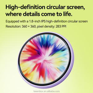 Badge LED connecté IA pour influenceurs TikTok, écran tactile IPS, lecture vidéo et GIFs - Product Image 5