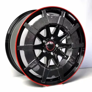 Custom 2 PC Carbon Fiber 5x120 5x114.3 5x120 18 19 20 21 22 Inch Rims Wheel for Car G500 G55 G63 Forged Aluminum Alloy Wheels