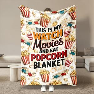Assorted Print Flannel Blanket Throw Blanket Nap Blanket Fade Resistant Lightweight for Bedroom Living Room Custom Print - Product Image 3