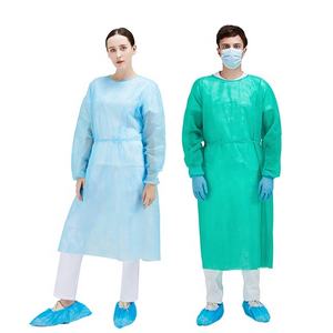 <span class=keywords><strong>Bata</strong></span> Desechable para Hospital No Tejida Pp <span class=keywords><strong>Bata</strong></span> de Aislamiento 35Gms Rosa Quirúrgico Batas Desechables Aislaciones Batas Cultivadas - Product Image 2