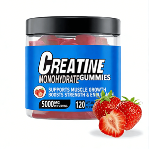 Vente chaude : Créatine monohydrate en gommes pour la croissance musculaire, <span class=keywords><strong>5g</strong></span>, supplément de créatine en gommes stimulant l'énergie - Product Image 1