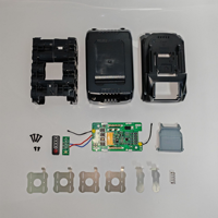 Kit de remplacement de boîtier de batterie pour outils MKT MAK 18V BL1880B 8.0AH 10 cellules 21700 avec BMS d'équilibrage pour coque de batterie d'outils électriques MAK