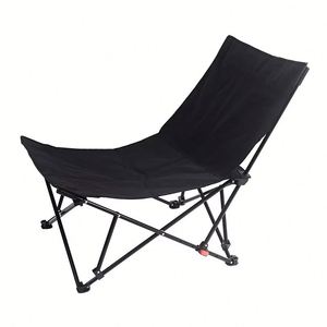 Fauteuil lune pliable portable en gros – Design moderne avec structure en acier inoxydable pour jardin, extérieur, camping, pêche, plage, terrasse - Product Image 2