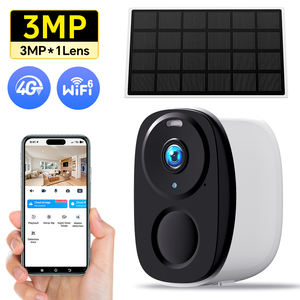 Kamera Keamanan Surya 2K Luar Ruangan Nirkabel 4G untuk Keamanan Rumah, Penglihatan Malam Berwarna, Deteksi Gerakan PIR/AI, Komunikasi Dua Arah, IP66 - Product Image 1