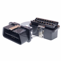 Conector OBD-2 AOTAI de 16 Pines, Tipo B J1962, 24V, Lector de Códigos Macho con Pines en Ángulo Recto para Todos los Autos