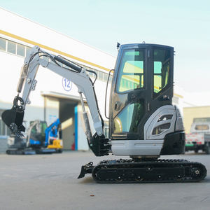 Mini-graafmachine, 360 °   Rotatie-aangedreven graafmachine zonder achterwiel, rupsgraafmachine, Kubota-motor minigraafmachine, graafmachine Hg 20 - Product Image 6