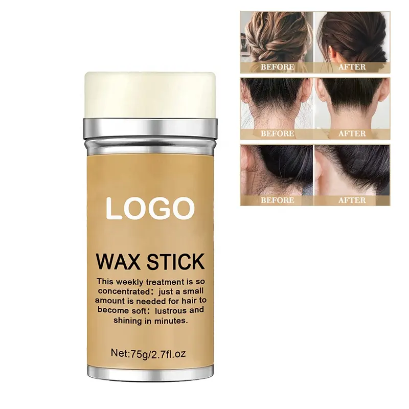 China OEM Private Label Unisex starkes Haars tyling halten Haargel Styling Produkt Kanten kontrolle Reparatur Haar wachs Stick