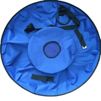 FLORESCENCE Tube à neige gonflable géant robuste avec poignées renforcées et fond antidérapant résistant au froid, 47" (120 cm), pour adultes et enfants