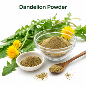 Poudre naturelle de racine et de feuilles de pissenlit — Tisane aux herbes pour le soutien du foie, la digestion et la purification du corps - Product Image 1