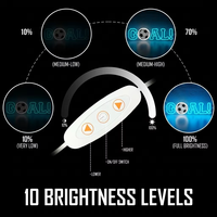 Enseigne néon LED personnalisable et dimmable en forme de but de football, alimentée par USB, décoration murale en forme de ballon de football pour bar sportif et pub