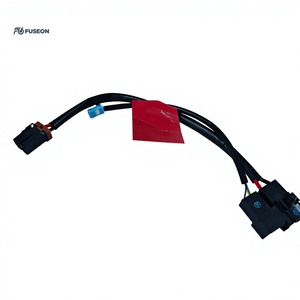 Faisceau de câblage personnalisé pour capteur automobile avec fonction de détection de court-circuit, connecteur cyan-blanc, OEM 12V 24V - Product Image 4