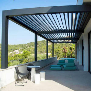 Paviljoen Buitentuin Pergola Met Regenbestendige Aluminium Pergola 300X250 Alu Pergola Intrekbaar Balkon Aluminium Luifel - Product Image 1