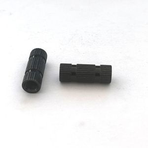 Tuercas moleteadas personalizadas con orificio pasante M4 M6 M8 M10 M12, cabeza redonda métrica, de acero al carbono moldeado por inyección, ennegrecidas, antiaflojamiento - Product Image 3