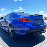 Kit de carrocería para Lexus RCF, labio delantero de fibra de carbono, parachoques delantero, alerón, faldas laterales, difusor trasero