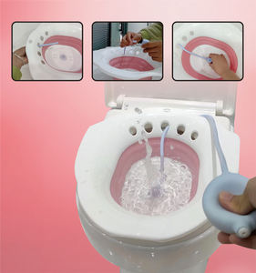 Nieuwe Maatwerk Plastic Sitz Badkom Roze Yoni Stoom Stoel Sitz Bad Voor Aambeien - Product Image 6