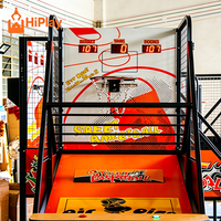 Machine d'arcade de basket-ball commerciale à monnayeur, machine de jeu de tir de basket-ball d'intérieur pour centre de jeux