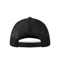 Gorra de béisbol de sarga personalizada vintage con bordado de animales, parche de elefante, costura en zigzag, malla, estilo camionero, snapback, unisex, para verano y actividades al aire libre