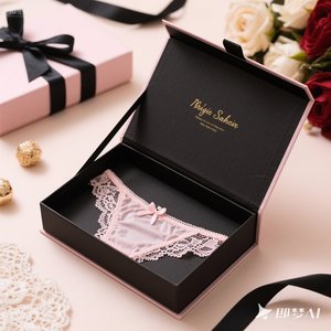Scatola regalo in cartone di carta di lusso campione gratuito per donna vestito reggiseno Sexy Lingerie personalizzabile il tuo Logo goffratura <span class=keywords><strong>stampa</strong></span> - Product Image 2