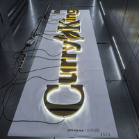 Miroir de 50 mm en titane et acier inoxydable rétroéclairé, groupe de lentilles IP68, distribution uniforme de la lumière pour restaurants, hôtels et commerces de détail