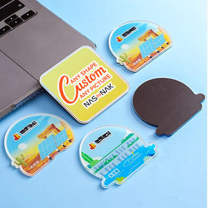 कस्टम क्रिस्टल ऐक्रेलिक चुंबक, थोक व्यक्तिगत फ्रिज स्टिकर, घर सजावट उपहार - Product Image 4