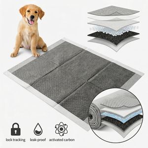 Tapis absorbant pour chien en charbon de bambou, épais, pour chiots et Golden Retriever - Product Image 1