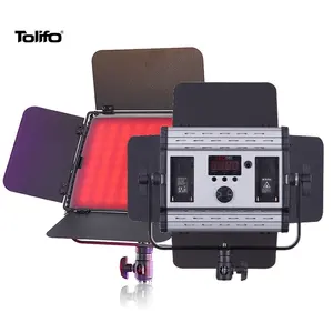 Tolifo制造商36w摄影视频照明面板RGB发光二极管摄影棚灯