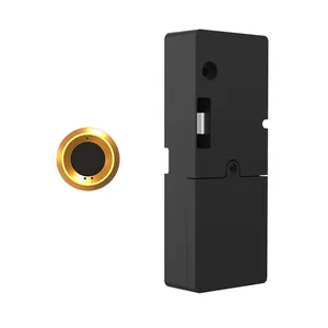 Kunci gembok Mini Usb tanpa kunci aman kunci sidik jari magnetik elektrik Sauna untuk lemari