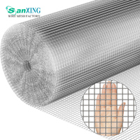 Rouleau de grillage soudé galvanisé robuste de calibre 23 (1/4 po) pour clôture de porcs, protection de volailles et applications de jardinage