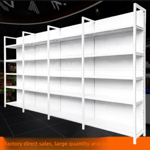 Estante de Exhibición para Supermercado Hongbai, Estante de Pared Simple o Doble para Tienda de Conveniencia, Combinación Libre - Product Image 3