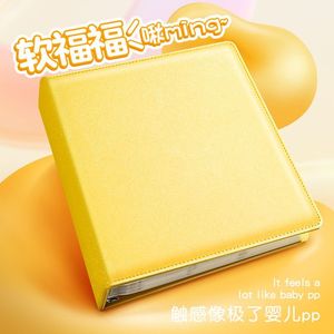 <span class=keywords><strong>Sunwood</strong></span> Funkelnder PU-Ordner A4/A5 Kpop Fotokarten-Sammelbuch Großes Kartenalbum Macaron PU-Leder Idol-Fotoalbum - Product Image 2