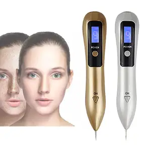 9 Level Face Spot Pen Gold Color Plasma Pen Electric Laser Face Freckle Dot Mole Dark Spot Tattoo Removal Pen