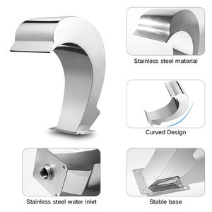 Cascada de Agua para Piscina de Acero Inoxidable, Fuente de Cascada para Spa y Masajes - Product Image 6