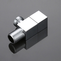 1/2 pouces mural en laiton carré Angle Valve salle de bain arrêt d'eau Kits de douche robinet accessoire disponible diverses couleurs