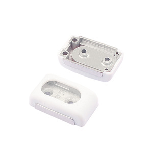 Support mural amovible en plastique pour tringle à vêtements, tube plat 16 mm, moulage par injection - Product Image 3